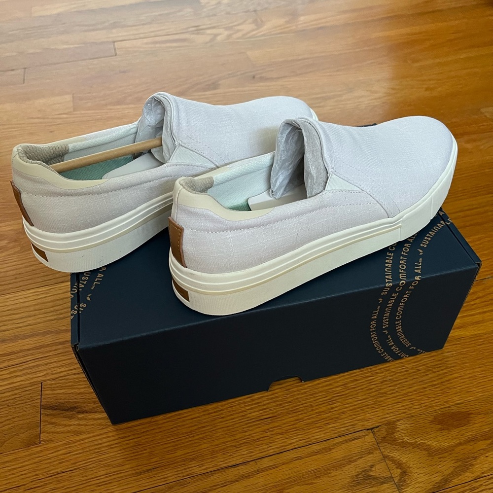 Dr. Scholls slip on shoes.